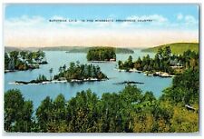 c1960's Burntside Lake In The Minnesota Arrowhead County MN Vintage Postcard picture