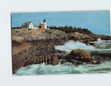 Postcard Lighthouse on the Rockbound Coast Maine USA picture
