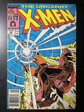 The Uncanny X-Men #221 Newsstand 1st App Mr Sinister MARVEL VF- picture