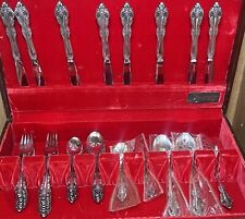 Vintage Oneida Community 46 Piece Silver Artistry Flatware & Box Service For 8 picture