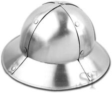 Functional Medieval Kettle Hat XIII Century Crusader Knight Infantry Helmet 16G picture