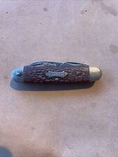 Vintage Camillus NY USA  99 Camp Scout Knife All Blades Snap  picture