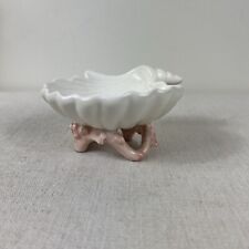 Vintage Fitz and Floyd Soap Dish Shell Coral Trinkets Oceana  2.5”x 4.5