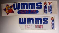 Vintage WMMS 100.7 FM Radio, Cleveland Ohio, 2 Bumper Stickers with Minis picture