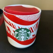 Starbucks Holiday Christmas 2021 Ceramic Mug with Lid 8oz picture