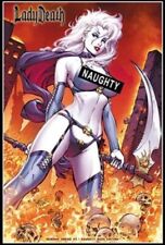 Lady Death Demonic Omens Nghty Dusk Edition Mike DeBalfo Kickstarter Coffin NM picture