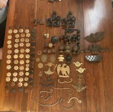 Lot Of Vintage Wood Appliqués Finials Ornament For German Regulator And Knobs  picture