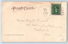 DPO (1883-1914) Cleone OR Postcard Castle Rock Columbia River Oregon 1908 Posted picture