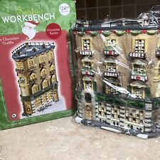 Santa's Workbench  “ THE CHOCALATE TRUFFLE ” Lighted Porcelain House NEW picture