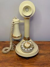 VINTAGE CANDLESTICK TELEPHONE Rotary Dial American Telecommunications 1973 Home picture