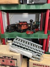 Vintage Jim Beam Decanter Train Set - 3 Cars And 3 New Track Pieces-EMPTY picture