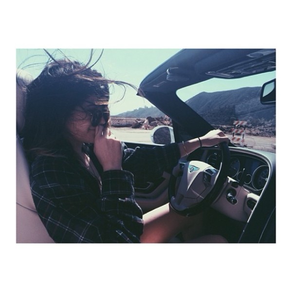 Kylie Jenner Thinks She's Fancy With The Top Down | Celebrity Cars Blog